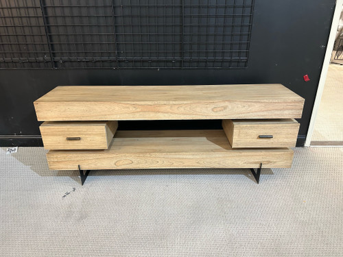 Large Modern Rustic TV Entertainment Console