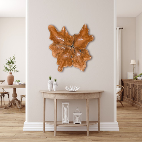 Natural Teak Root Wall Decoration