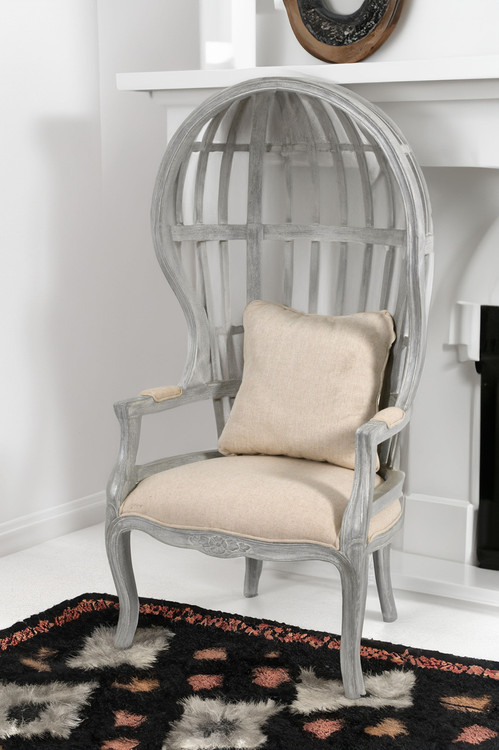 Mystique Grey Balloon Chair