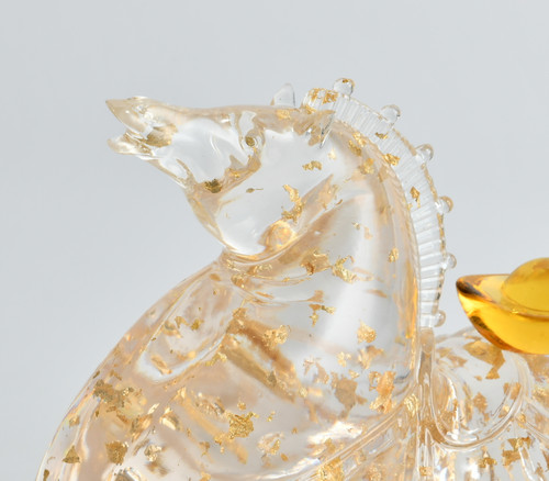 Golden Horse Sculpture