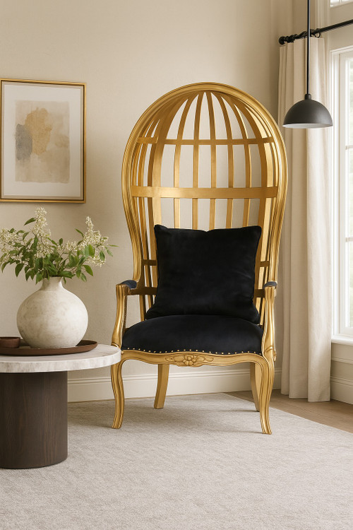 Gold Balloon Chair
