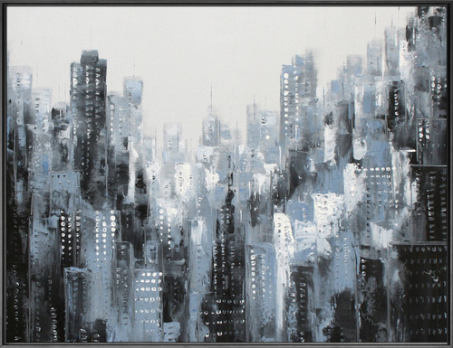 Black and White Cityscape Giclee