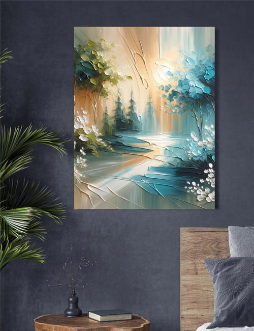Pines on the River Giclee