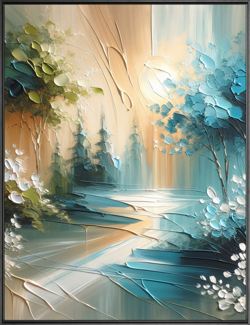 Pines on the River Giclee