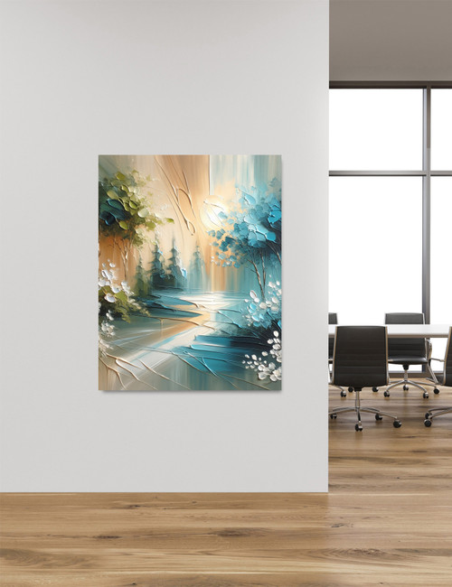 Pines on the River Giclee