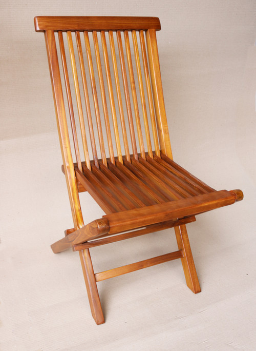 Teak Folding Chair Set of 2
