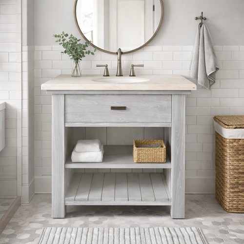Mystique Grey Single Vanity 42''