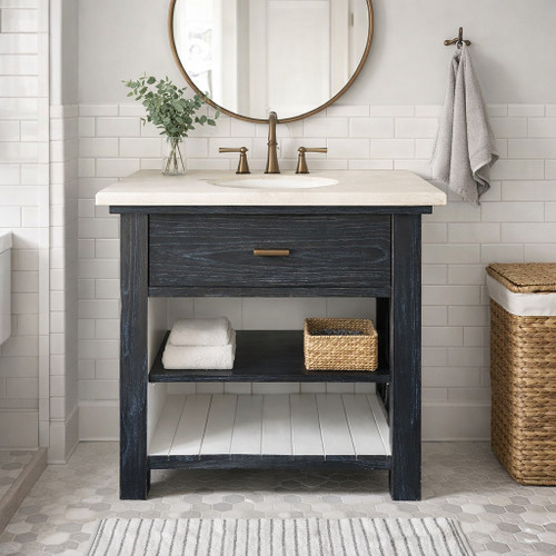 Charcoal Single Vanity 42''