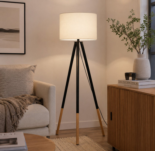 White Shade Floor Lamp