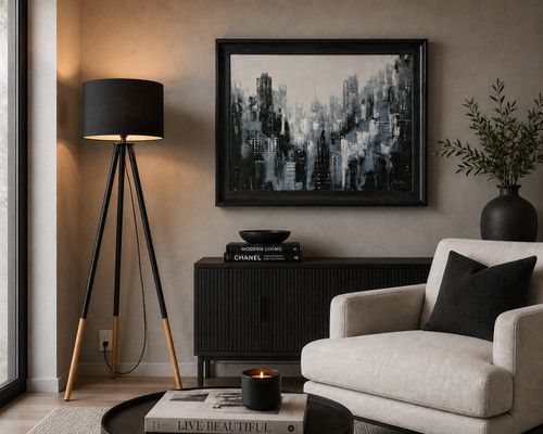 Black Shade Floor Lamp