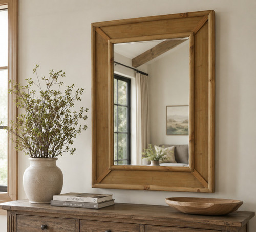 Bamboo Mirror 24x36
