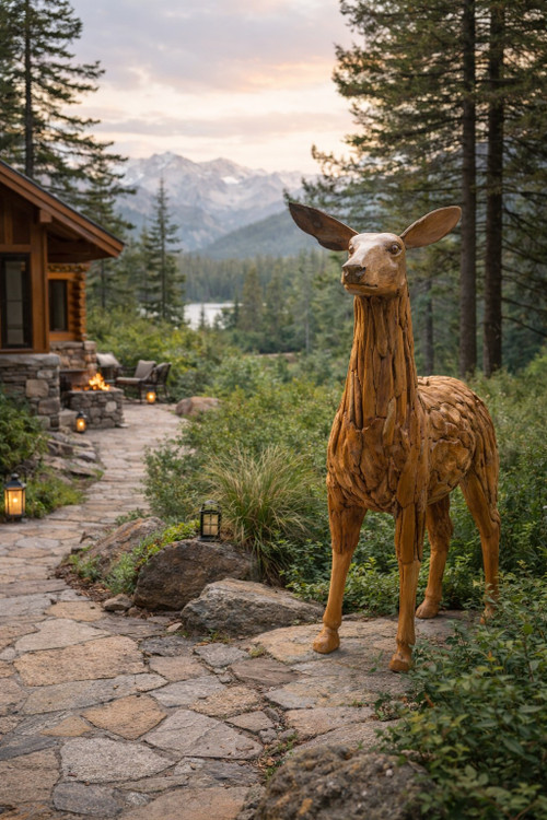 Teak Female Deer