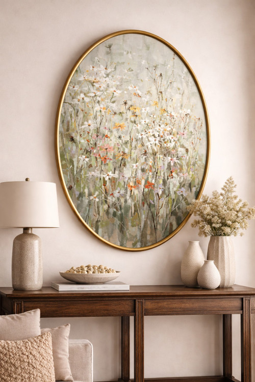 Arcadia Gold Oval Frame