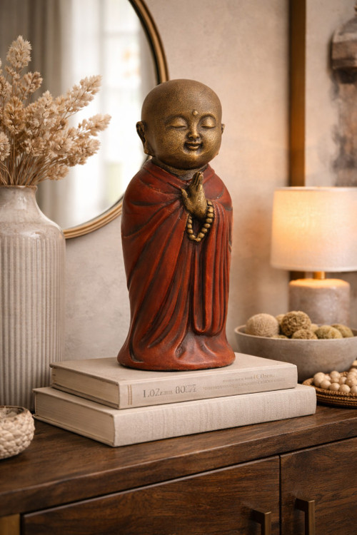 Shaolin Statue with Cloak