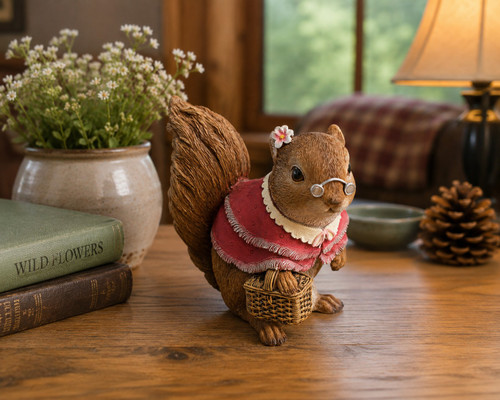 Mrs. Nutters Squirrel Figurine