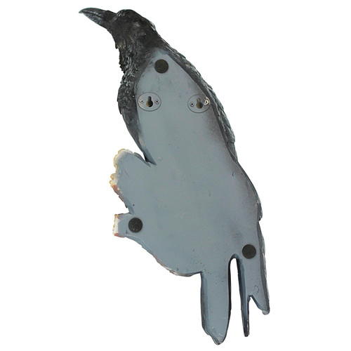Perched Raven Wall Sculpture