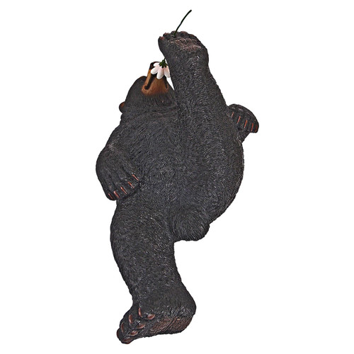Relaxing Black Bear Statue