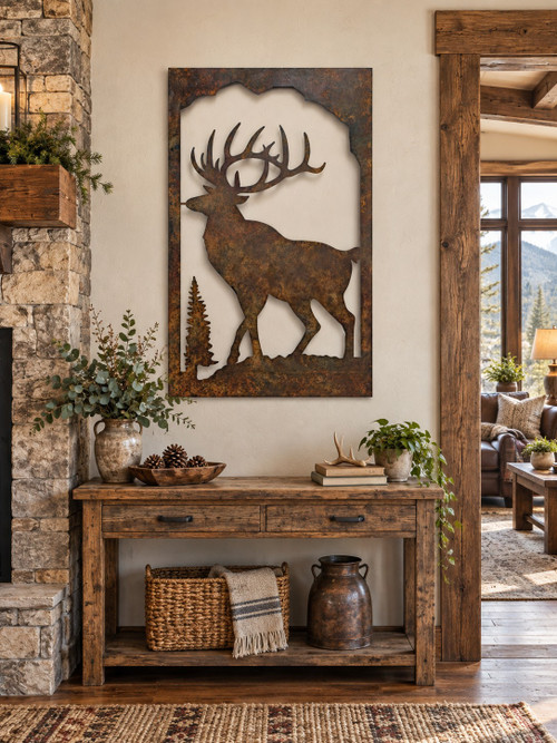 Rustic Monarch Wall Art