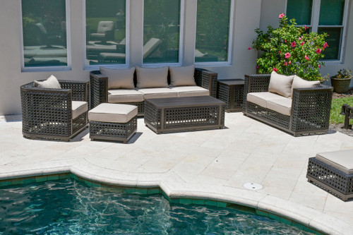 Monterey Outdoor Club Chair Room Scene