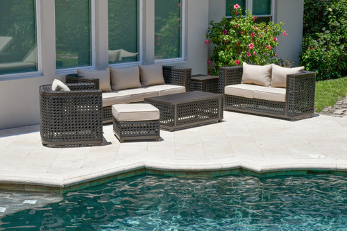 Monterey Outdoor Loveseat Room Scene