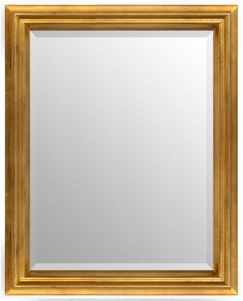 Simple Elegance Mirror 08X10 Soft Gold