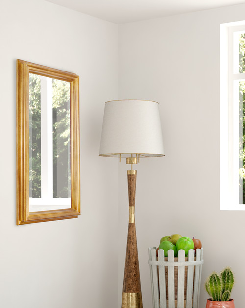 Simple Elegance Mirror 12X24 Soft Gold