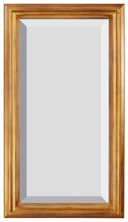Simple Elegance Mirror 12X24 Soft Gold Room Scene