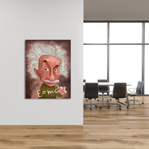 Einstein Gallery Wrap Room Scene