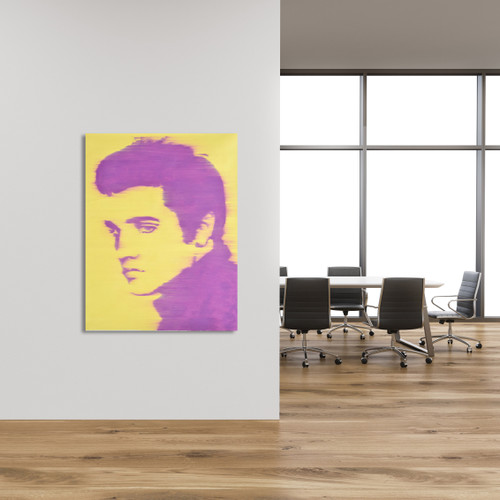 King of Rock and Roll Gallery Wrap Close Up Image