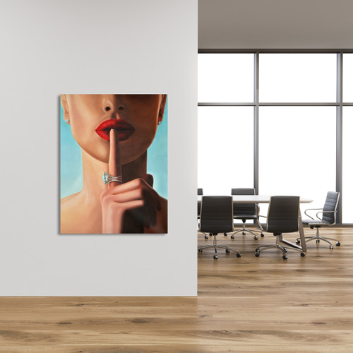 SHHHHH Gallery Wrap Close Up Image