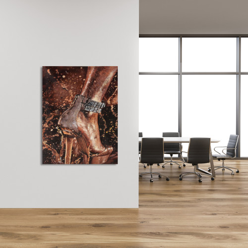 Elegant Woman's Show Gallery Wrap Room Scene