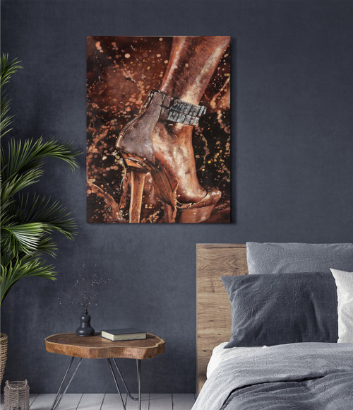 Elegant Woman's Show Gallery Wrap Close Up Image