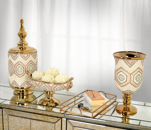 Moroccan Chalice Vase Room Scene