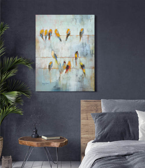 Birds 2 Gallery Wrap Close Up Image