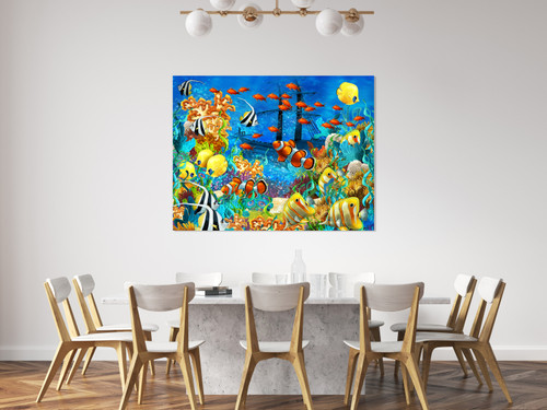 Reef Gallery Wrap Room Scene