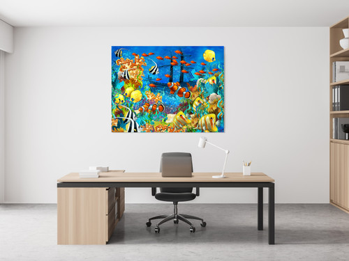 Reef Gallery Wrap Close Up Image