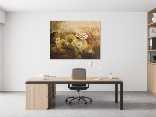 Lily Pad Fushion Gallery Wrap Close Up Image