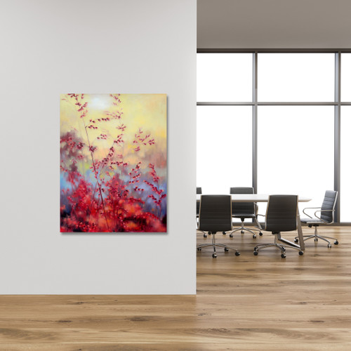 Wheat Gallery Wrap Room Scene