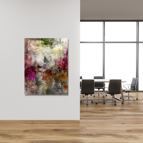 Modern Fuschia Gallery Wrap Room Scene