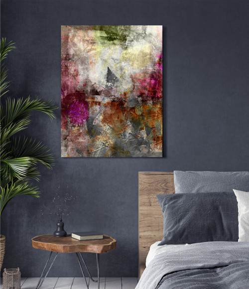 Modern Fuschia Gallery Wrap Close Up Image