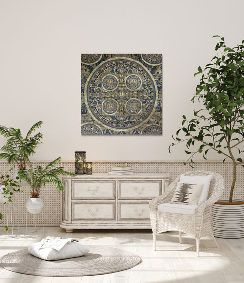 Zen Medalion Gallery Wrap Close Up Image