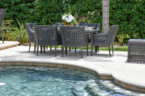 Monterey Outdoor Dining Table Set Of 7 (KIT) Room Scene