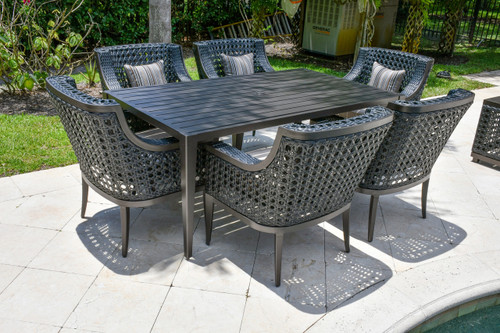 Monterey 42X72 Rectangular Dining Table Close Up Image