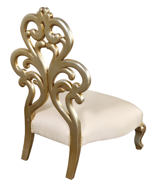 Platine Cream Swank Chair Close Up Image
