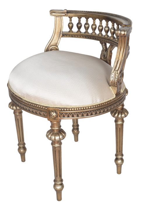 Platine Cream Vanity Chair Room Scene