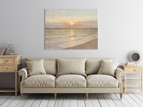 Beach Sunset Gallery Wrap Room Scene