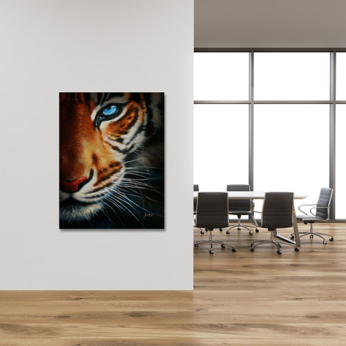 The Tiger Gallery Wrap Room Scene