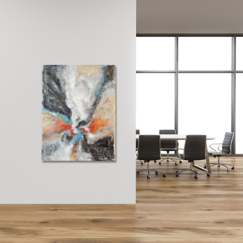 Abstract Gallery Wrap Room Scene