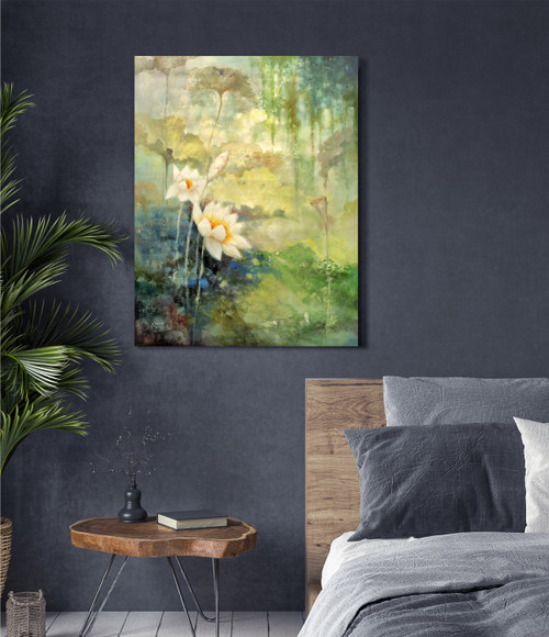 Floral Fusion Gallery Wrap Close Up Image