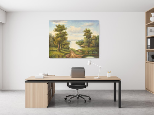 Landscape Gallery Wrap Close Up Image